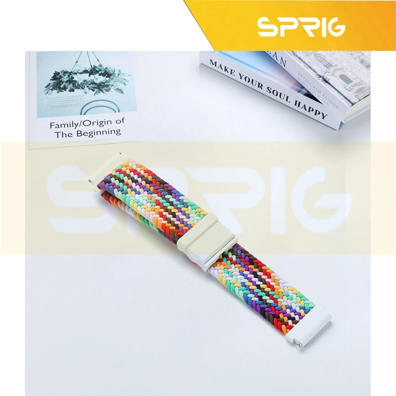 بند اسپریگ مدل Magnetic Braided مناسب برای ساعت هوشمند شیائومی Amazfit BIP 3 / BIP 3 Pro / GTS 4 mini / GTS 3