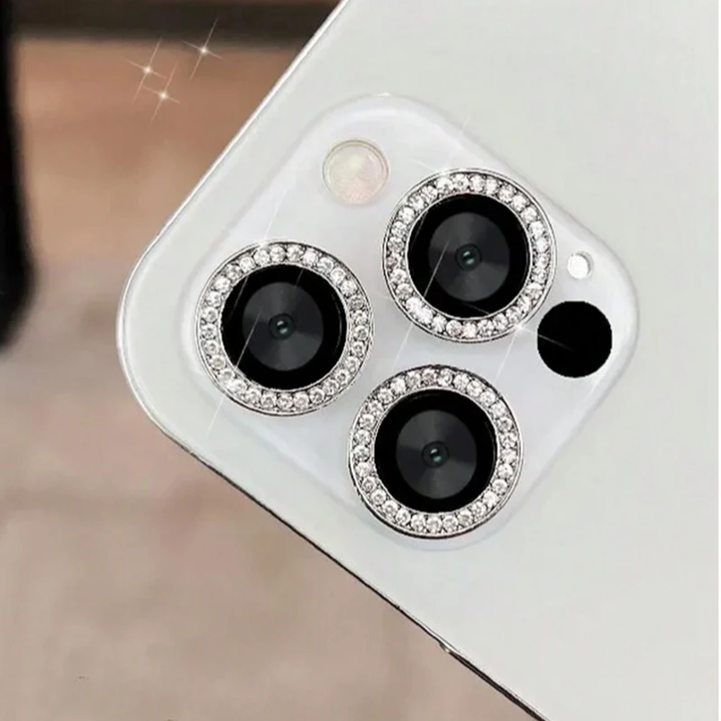 محافظ لنز دوربین اسپریگ مدل Ring Metal Shine مناسب برای گوشی موبایل اپل Iphone 12 Pro