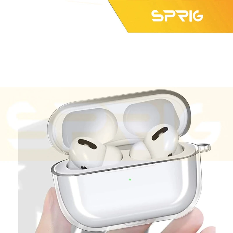 کاور اسپریگ مدل Hard Clear مناسب برای کیس اپل ایرپاد Airpod Pro