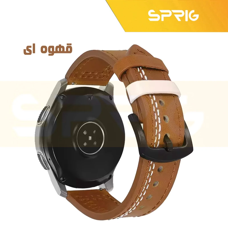 بند اسپریگ مدل Leather ORIGI TW مناسب برای ساعت هوشمند شیائومی S1 / S1 Active / S2 / Mi Watch XMWTCL02 / Mi Watch Color 2 / Mi Watch Color