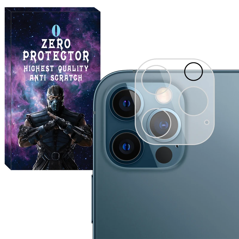 محافظ لنز دوربین زیرو مدل Glass 3D ZR مناسب برای گوشی موبایل اپل Iphone 12 Pro