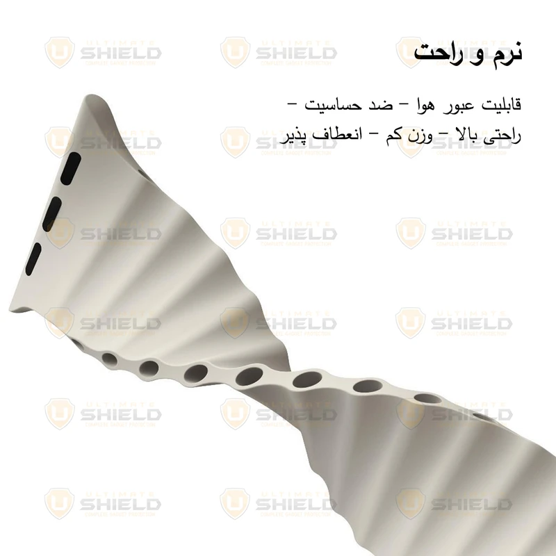 بند آلتیمیت شیلد مدل Ocean ORG UL مناسب برای اپل واچ سری 10 سایز 46 میلی متری