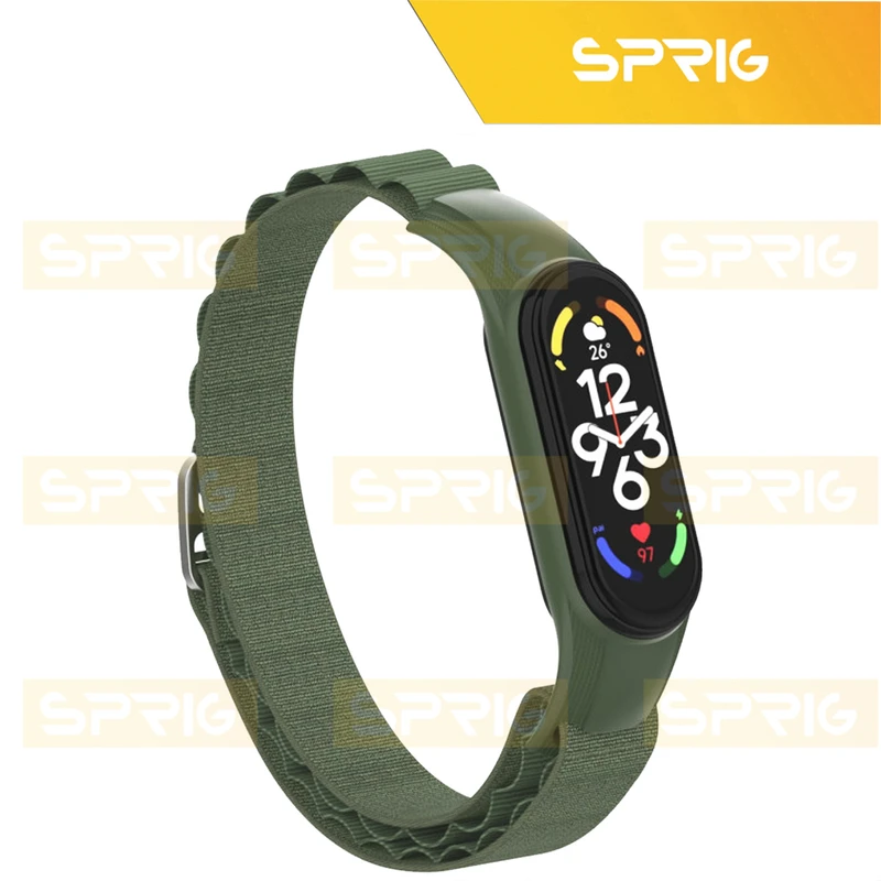 بند اسپریگ مدل Loop Alpine NC مناسب برای ساعت هوشمند شیائومی Mi band 4/5/6