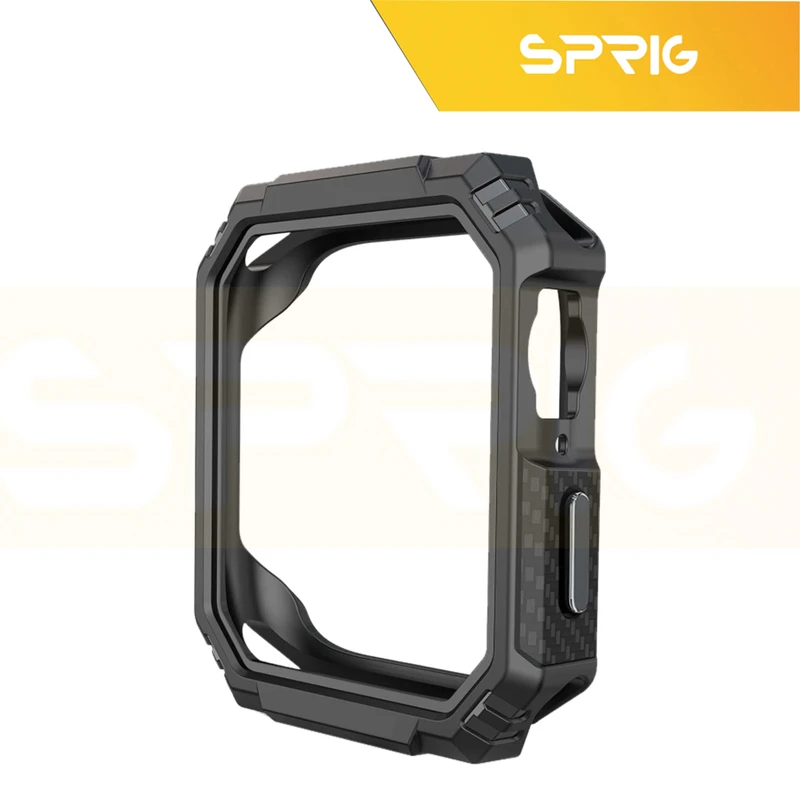 کاور اسپریگ مدل Carbon Armor مناسب برای اپل واچ سری 7/8/9 سایز 45 میلی متری