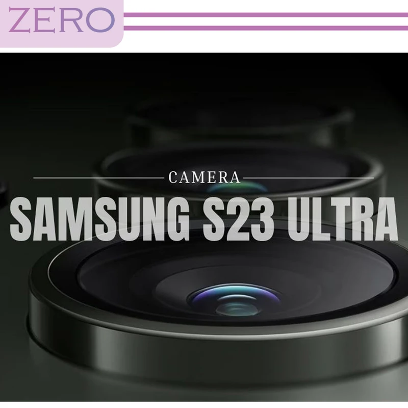 محافظ لنز دوربین زیرو مدل Ring Metal مناسب برای گوشی موبایل سامسونگ Galaxy S23 Ultra