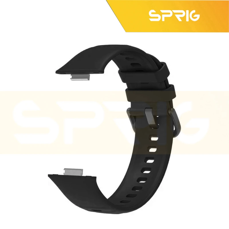 بند اسپریگ مدل SGK Silic Guard مناسب برای ساعت هوشمند هوآوی FIT 3 به همراه کاور