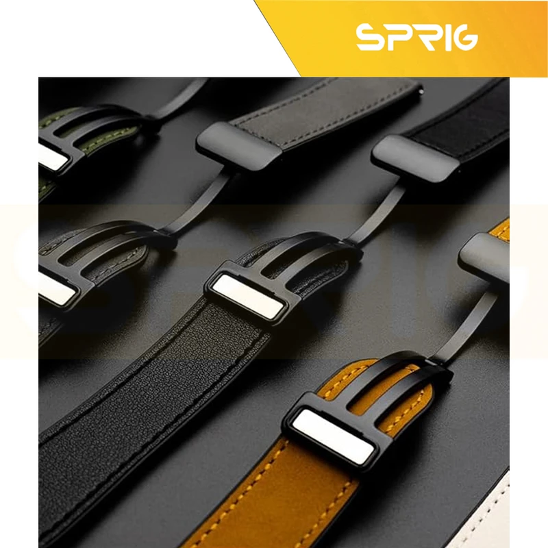 بند اسپریگ مدل SIC Magnetic Leather TW مناسب برای ساعت هوشمند سامسونگ Galaxy Gear S3 / Watch 3 45mm / Watch 46mm / S3 Frontier / S3 Classic Gear 2 R380