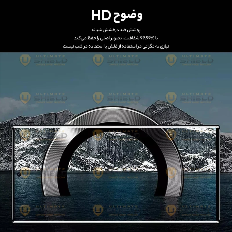 محافظ لنز دوربین آلتیمیت شیلد مدل Ring Metal UL مناسب برای گوشی موبایل سامسونگ Galaxy M54
