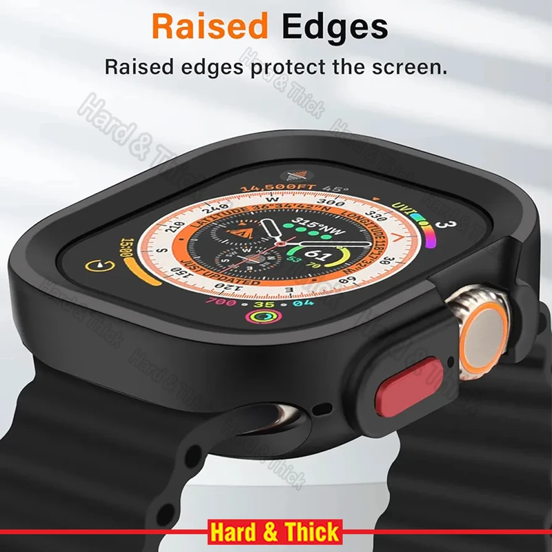 کاور هارد اند تیک مدل SIC Armor HT مناسب برای اپل واچ Ultra / Ultra 2 49mm به همراه محافظ صفحه نمایش
