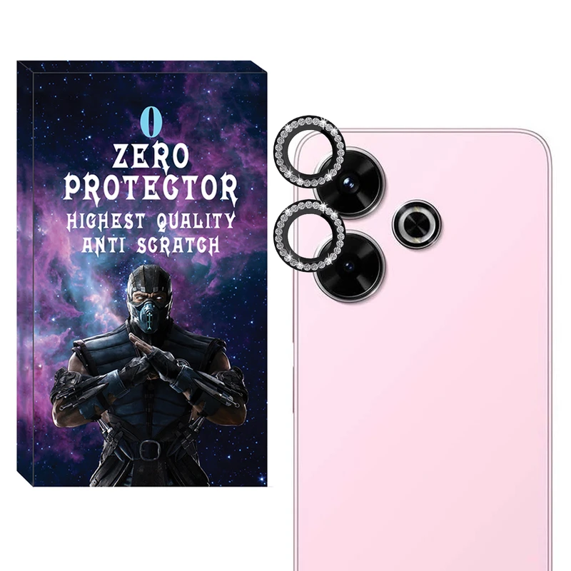 محافظ لنز دوربین رینگی زیرو مدل Ring-Diamond-ZR مناسب برای گوشی موبایل شیائومی Redmi 13