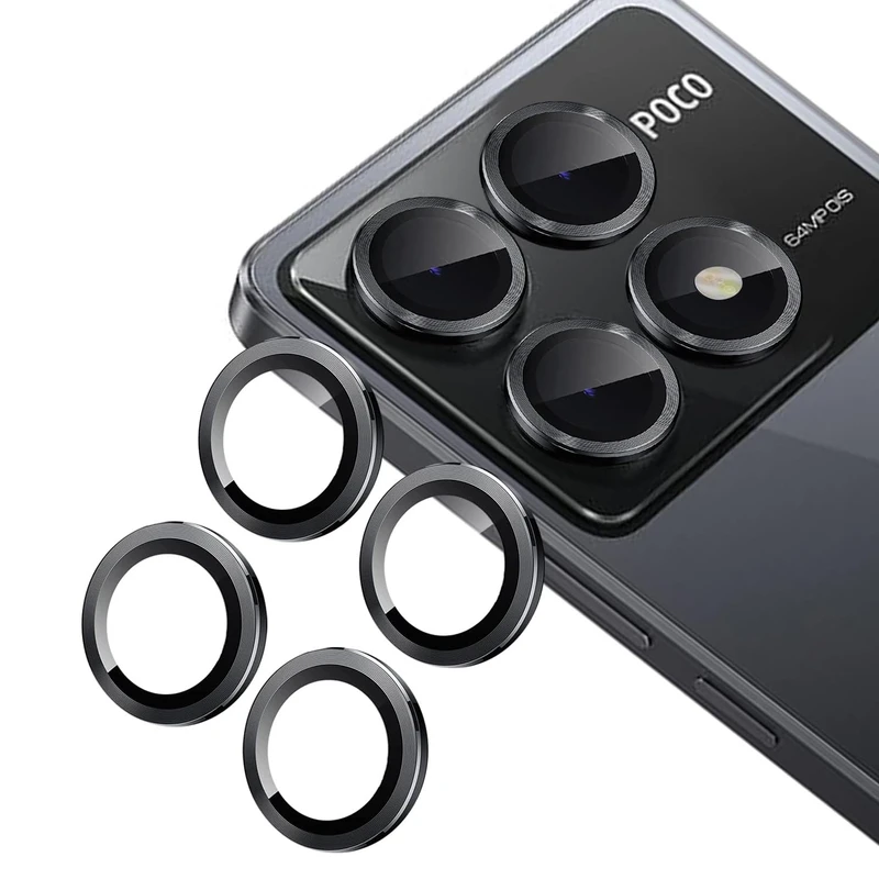 محافظ لنز دوربین رینگی ام‌گلس مدل Ring Protector مناسب برای گوشی موبایل شیائومی Poco X6 Pro