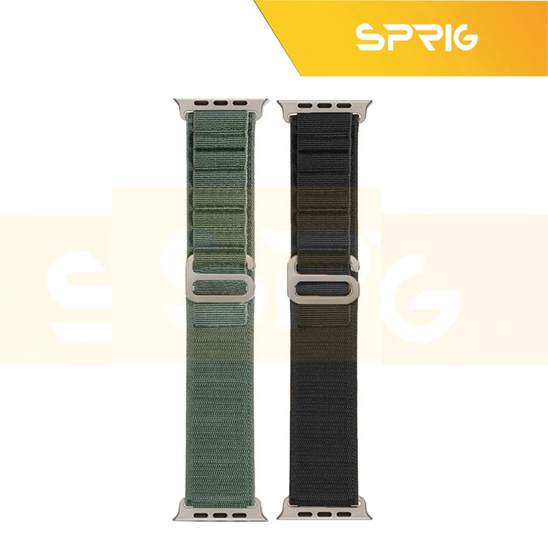 بند اسپریگ مدل Alpine Amizze مناسب برای اپل واچ سری 7/8/9 سایز 45 میلی متری به همراه کاور