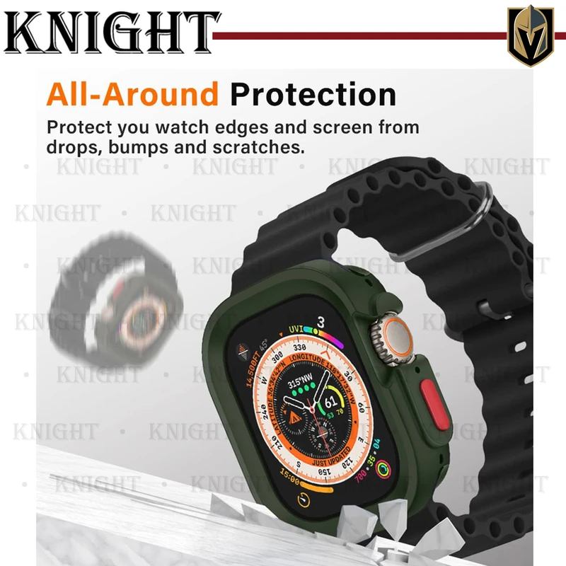 کاور نایت مدل SIC Armor KT مناسب برای اپل واچ سری 7/8/9 سایز 45 میلی متری به همراه محافظ صفحه نمایش