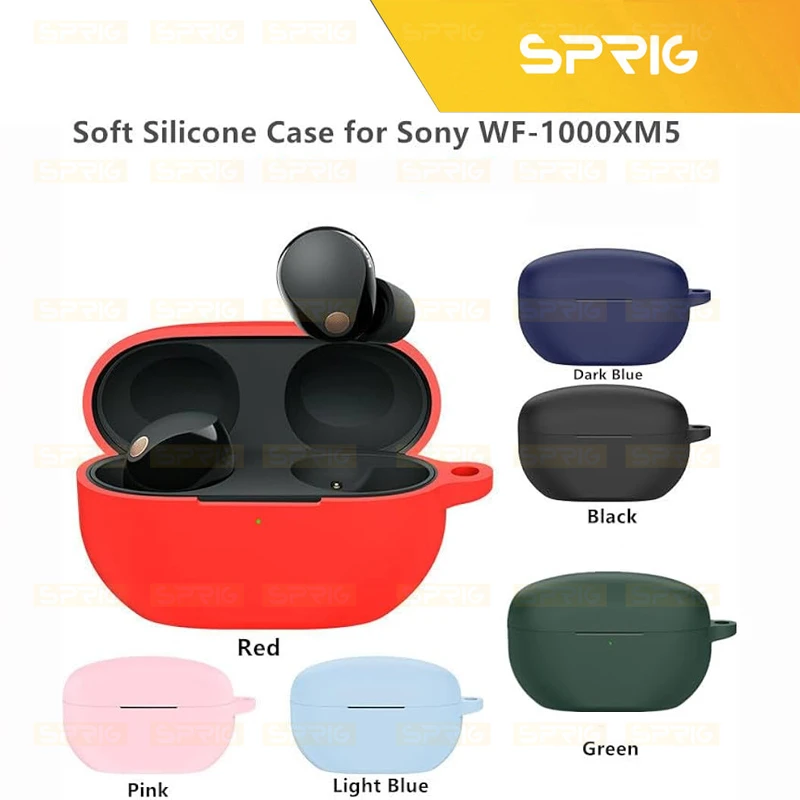 کاور اسپریگ مدل Silicon-SP مناسب برای کیس هدفون بی سیم سونی WF-1000XM5
