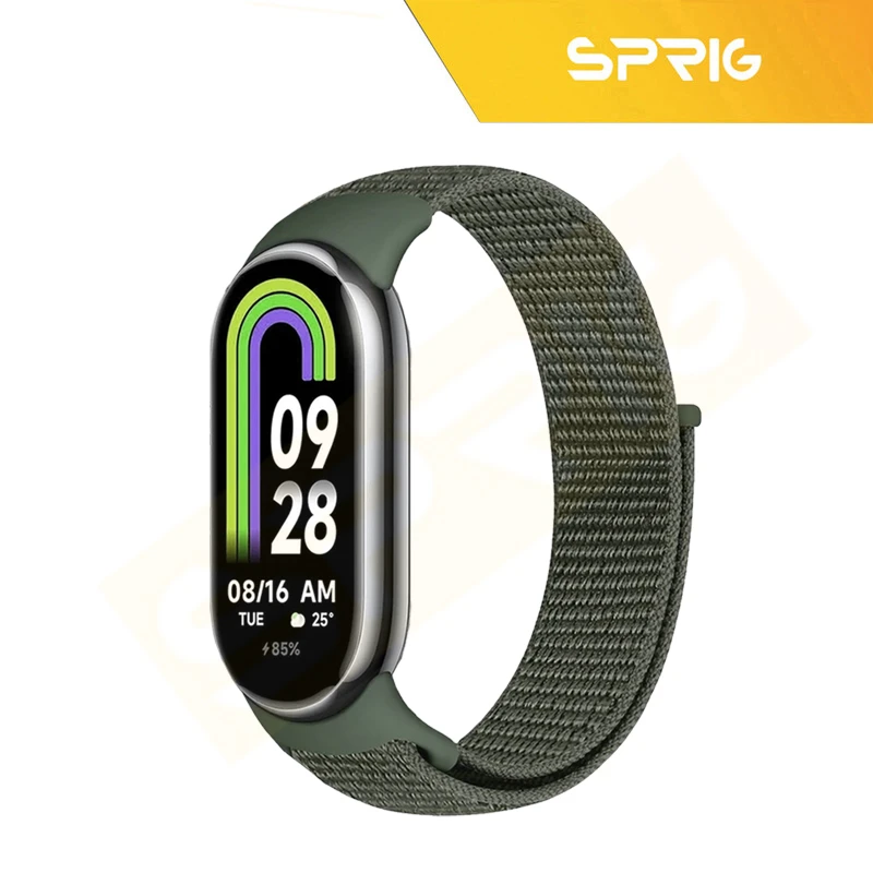 بند اسپریگ مدل Eco-SIC-Nylon-Ocean مناسب برای ساعت هوشمند شیائومی Mi Band 8/9 مجموعه 3 عددی