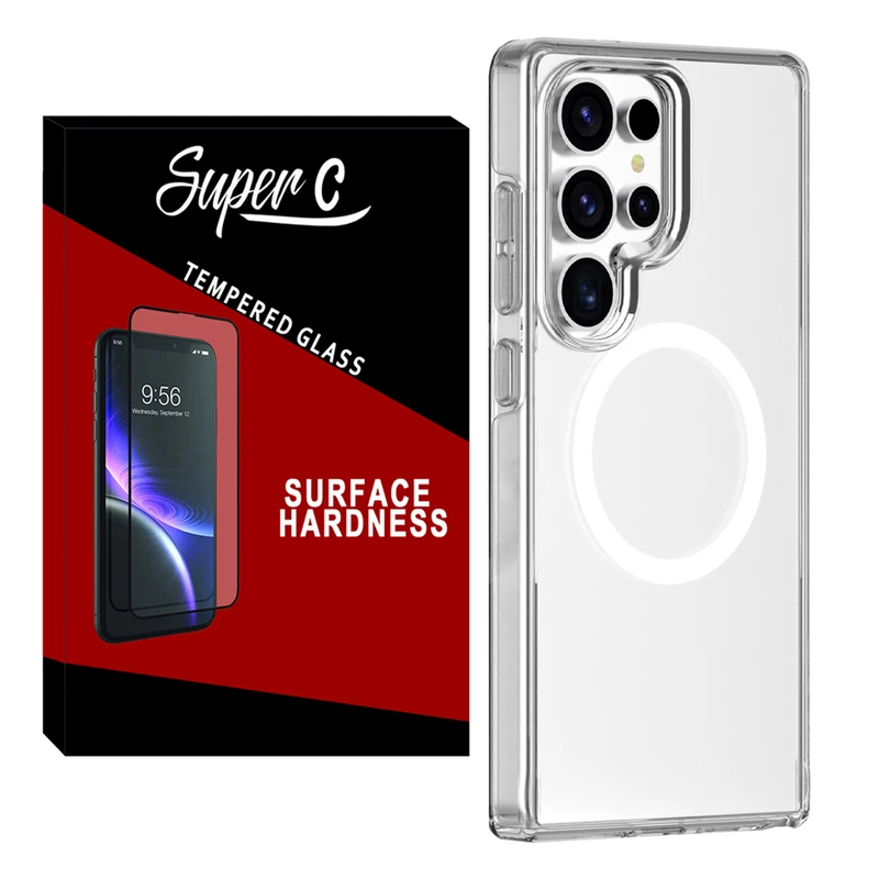 کاور سوپرسی مدل Transparent Magsafe SC مناسب برای گوشی موبایل سامسونگ Galaxy S25 Ultra