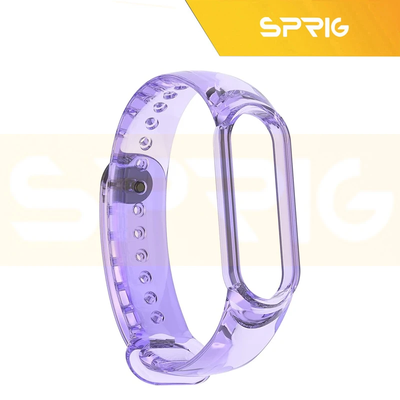 بند اسپریگ مدل Clear TRS مناسب برای ساعت هوشمند شیائومی Mi band 3/4
