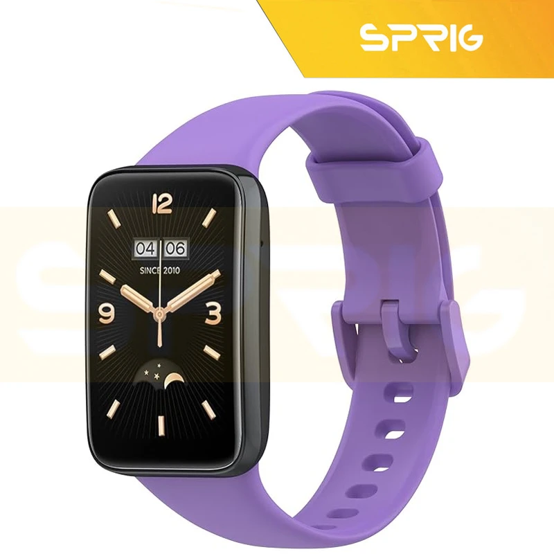 بند اسپریگ مدل SGK Silic Guard مناسب برای ساعت هوشمند شیائومی Mi band 7 pro به همراه کاور