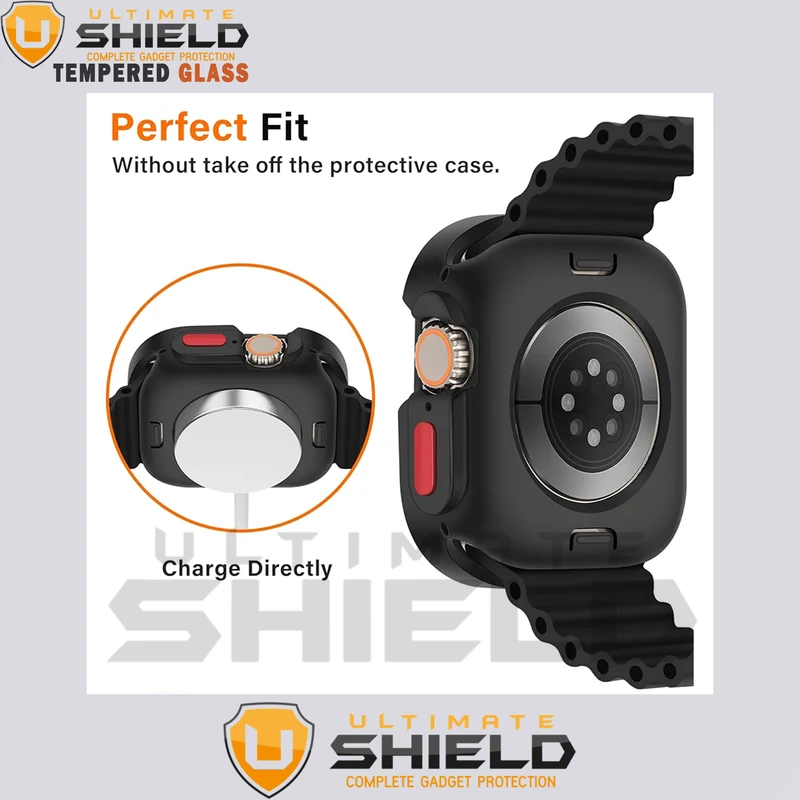 کاور آلتیمیت شیلد مدل SIC Armor UL مناسب برای اپل واچ سری 7/8/9 سایز 45 میلی متری به همراه محافظ صفحه نمایش