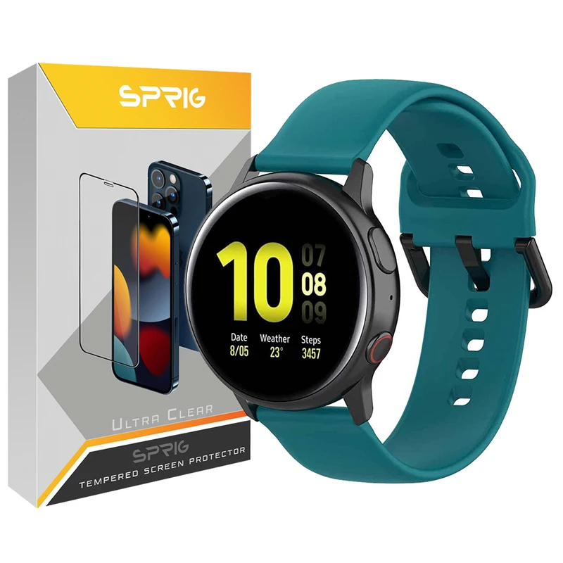 بند اسپریگ مدل SIC-SGK مناسب برای ساعت هوشمند سامسونگ Galaxy Watch Active / Active 2