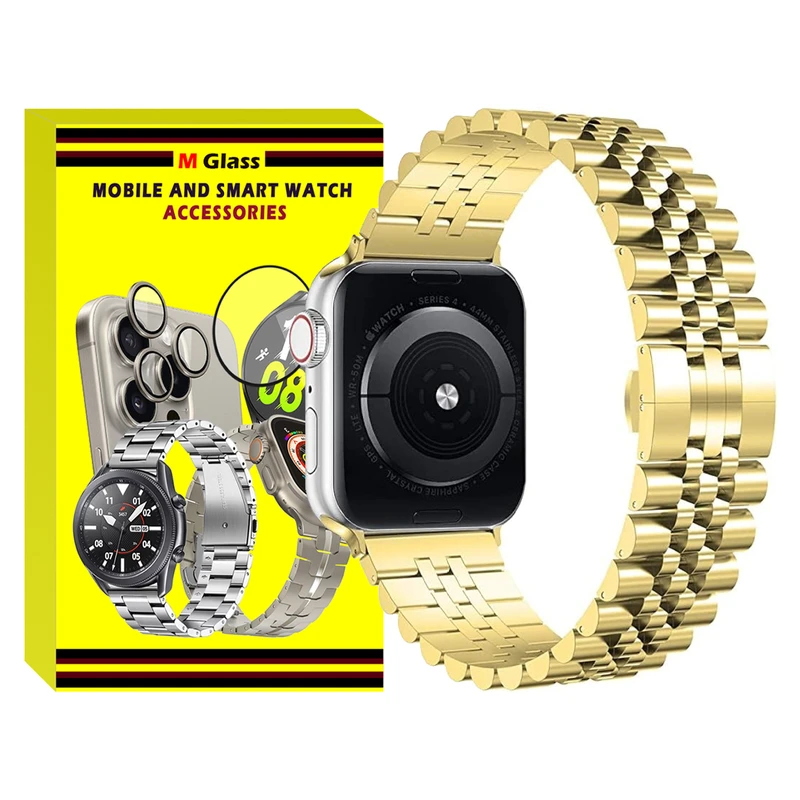 بند ام‌گلس مدل 5Bead MG مناسب برای اپل واچ سری 1/2/3 سایز 42 میلی متری