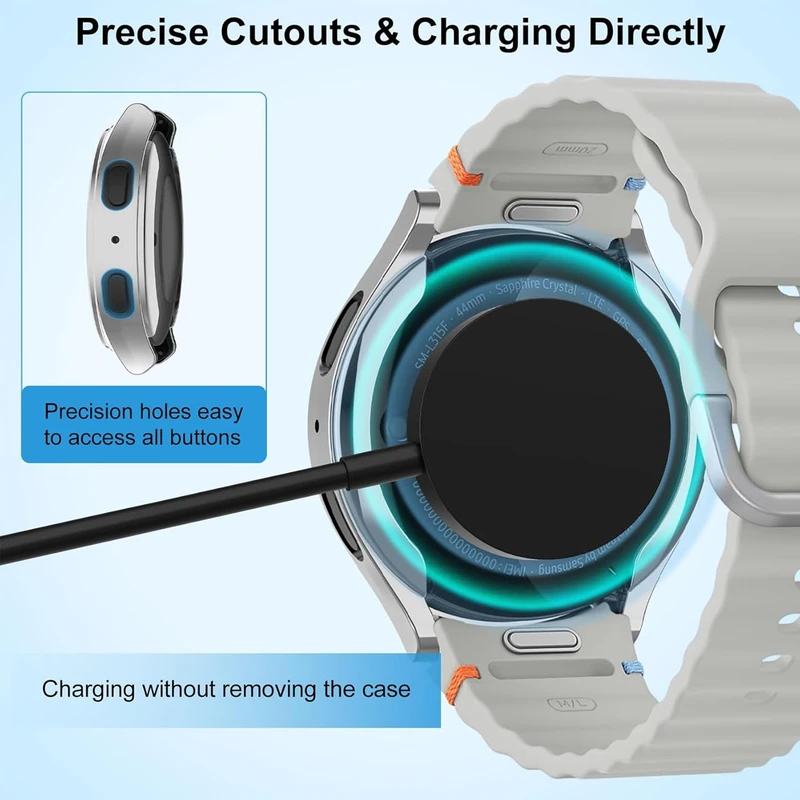 کاور ام‌گلس مدل Soft TPU MG مناسب برای ساعت هوشمند سامسونگ Galaxy Watch 7 40mm