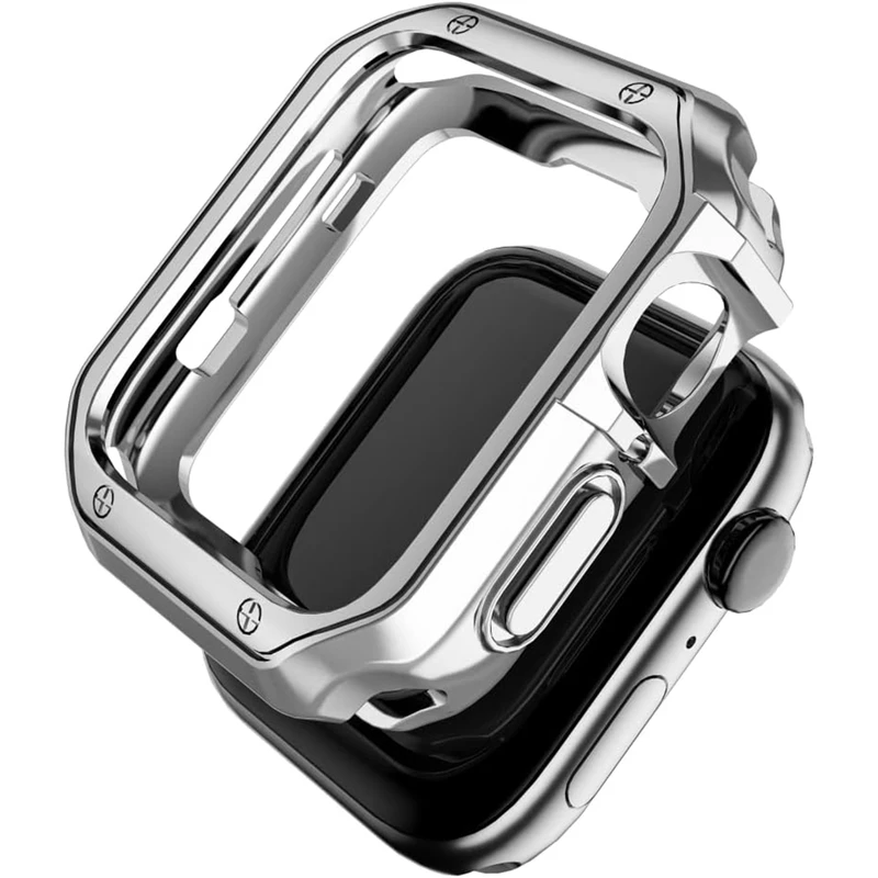 بند آلتیمیت شیلد مدل 7Lux_Cover مناسب برای اپل واچ Series 7 Aluminum 41mm / Series 8 Aluminum 41mm / Series 9 Aluminum 41mm به همراه کاور