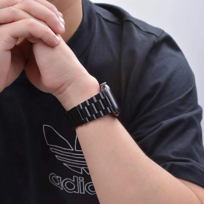بند ام‌گلس مدل 3Bead MG مناسب برای اپل واچ 38/40/41 میلی متری