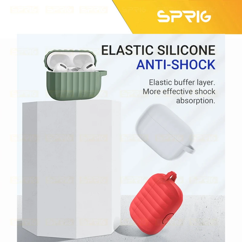 کاور اسپریگ مدل Jelly Spigo مناسب برای کیس اپل Airpod Pro