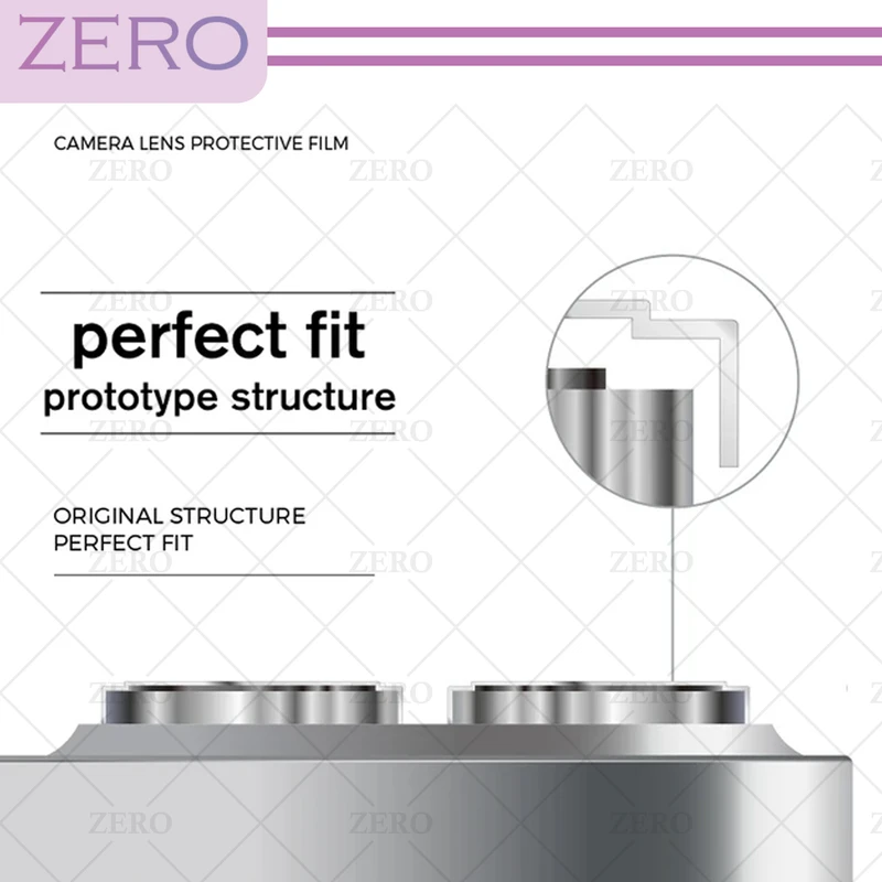 محافظ لنز دوربین زیرو مدل Ring-Metal-ZR مناسب برای گوشی موبایل شیائومی Redmi 12