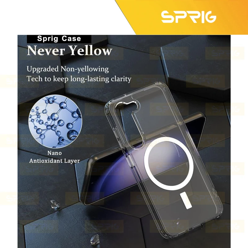 کاور اسپریگ مدل Clear Magsafe مناسب برای گوشی موبایل سامسونگ Galaxy S24 FE