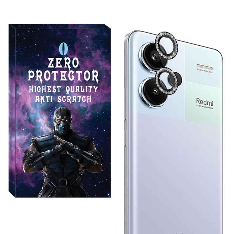 محافظ لنز دوربین رینگی زیرو مدل Ring-Diamond-ZR مناسب برای گوشی موبایل شیائومی Redmi Note 13 Pro Plus