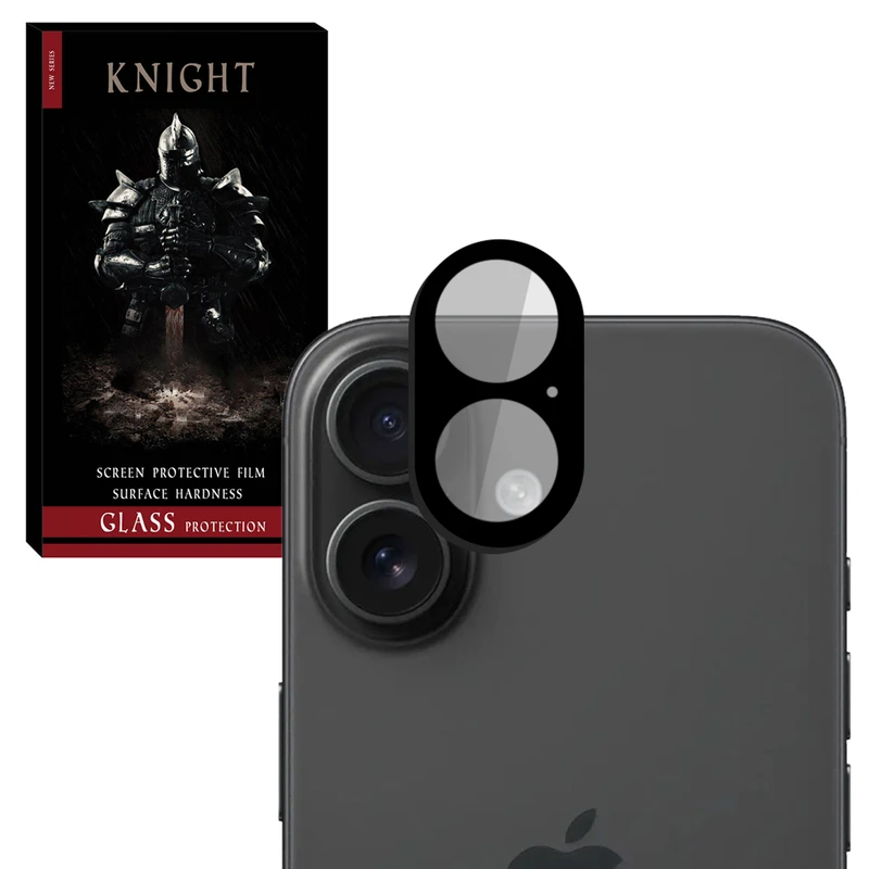 محافظ لنز دوربین نایت مدل Noir Glass KT مناسب برای گوشی موبایل اپل iPhone 16 / 16 Plus