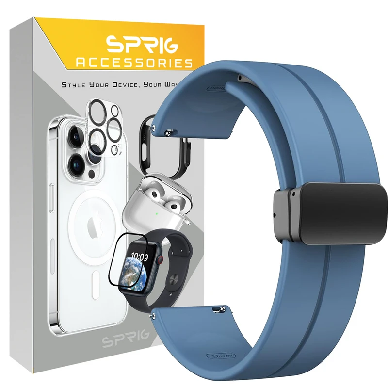 بند اسپریگ مدل SIC Magnet TW مناسب برای ساعت هوشمند آمازفیت Pop 3s