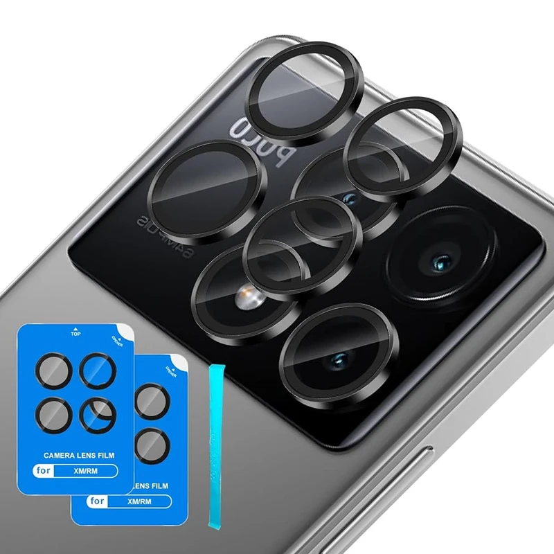 محافظ لنز دوربین رینگی ام‌گلس مدل Ring Protector مناسب برای گوشی موبایل شیائومی Poco X6 Pro