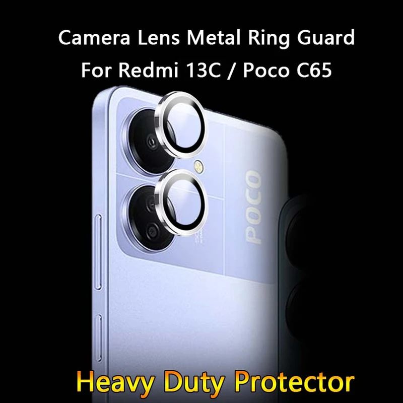 محافظ لنز دوربین رینگی ام‌گلس مدل Ring Protector مناسب برای گوشی موبایل شیائومی Redmi 13C