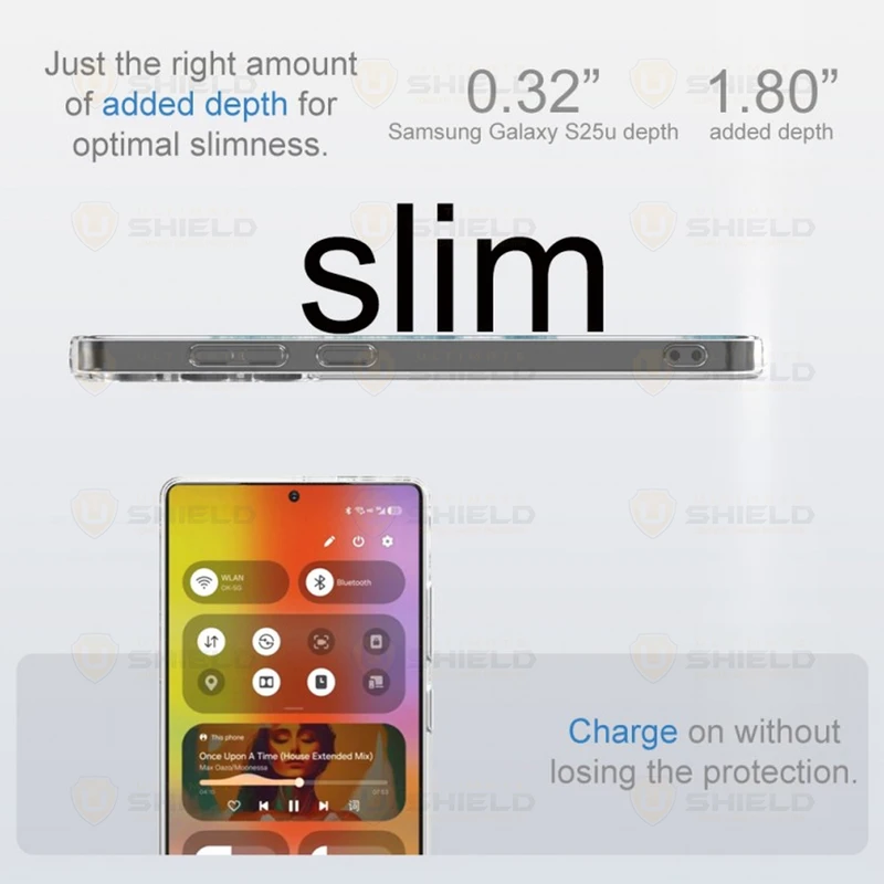 کاور آلتیمیت شیلد مدل Transparent مناسب برای گوشی موبایل سامسونگ Galaxy S25 Ultra