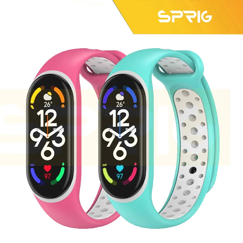 بند اسپریگ مدل NK Special Colors مناسب برای ساعت هوشمند شیائومی Mi band 5/6/7