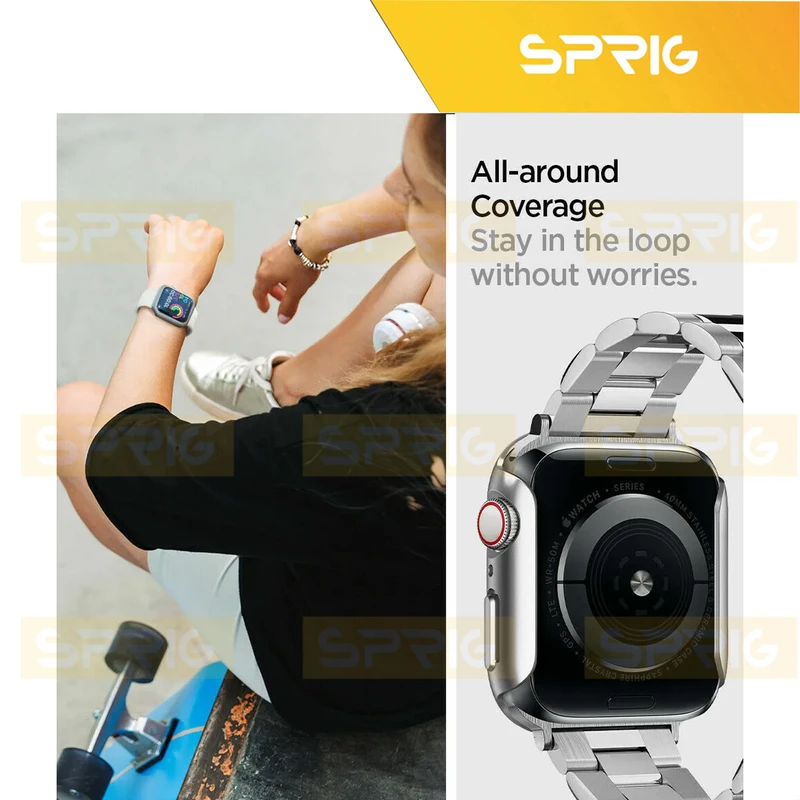 کاور اسپریگ مدل Just case ORG مناسب برای اپل واچ Series 7 Aluminum 45mm / Series 8 Aluminum 45mm / Series 9 Aluminum 45mm