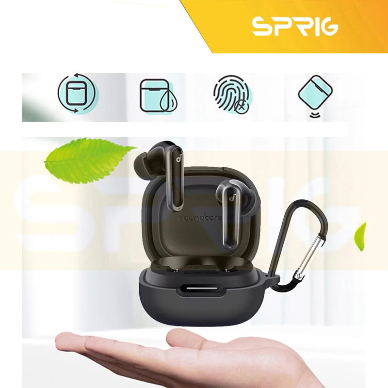 کاور اسپریگ مدل Silicone-SP مناسب برای کیس هدفون بی سیم انکر Soundcore P40i