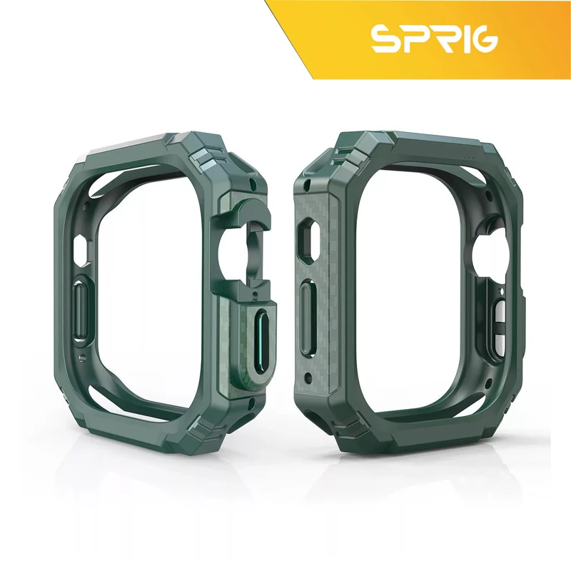 کاور اسپریگ مدل Carbon Armor مناسب برای اپل واچ Ultra / Ultra 2 49mm