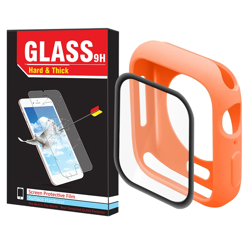 کاور هارد اند تیک مدل Jelly Shield HT مناسب برای اپل واچ سری 7/8/9 سایز 45 میلی متری به همراه محافظ صفحه نمایش