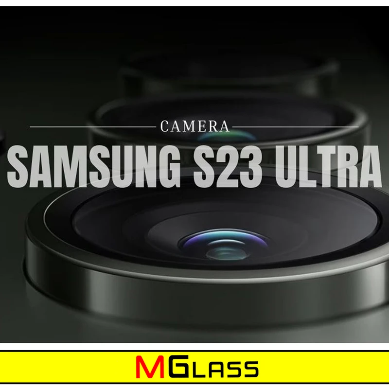 محافظ لنز دوربین ام‌گلس مدل Ring Metal مناسب برای گوشی موبایل سامسونگ Galaxy S23 Ultra