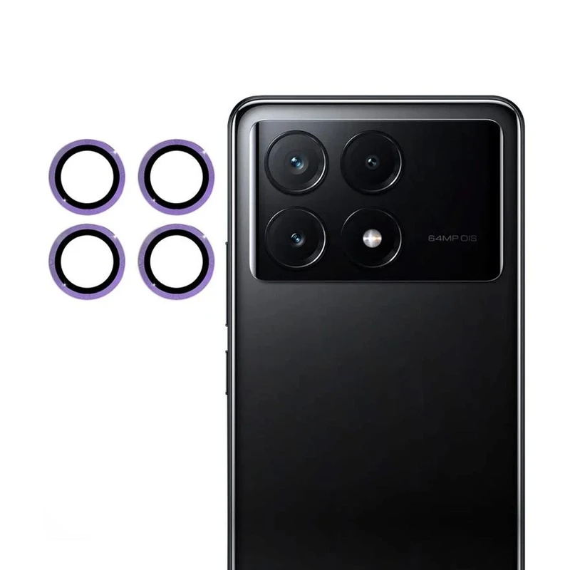 محافظ لنز دوربین رینگی ام‌گلس مدل Ring Protector مناسب برای گوشی موبایل شیائومی Poco F6 Pro