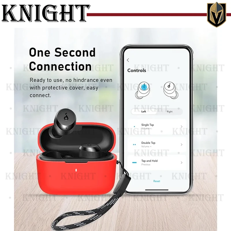 کاور نایت مدل Silicon-KT مناسب برای کیس هدفون بی سیم انکر Soundcore A20i
