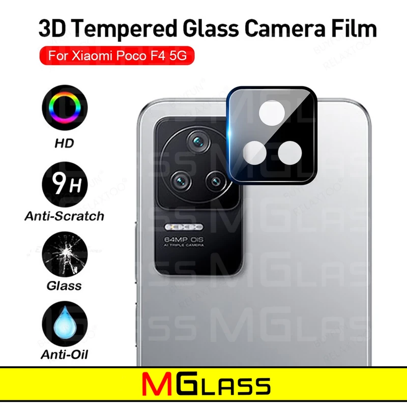 محافظ لنز دوربین ام‌گلس مدل 3D-MG مناسب برای گوشی موبایل شیائومی POCO F4 5G