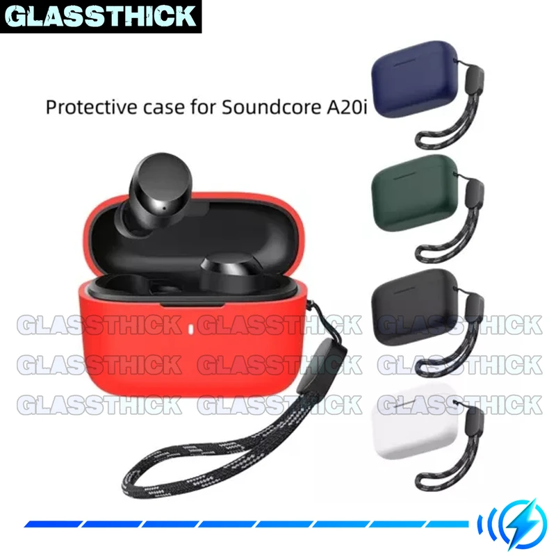 کاور گلستیک مدل Silicon-GL مناسب برای کیس هدفون بی سیم انکر Soundcore A20i