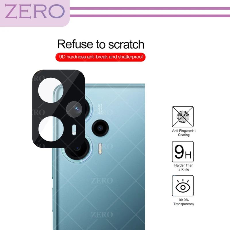 محافظ لنز دوربین زیرو مدل 3D-ZR مناسب برای گوشی موبایل شیائومی Poco F5 5G
