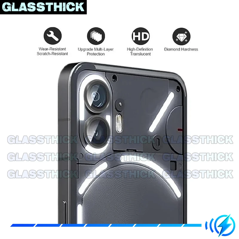 محافظ لنز دوربین رینگی گلستیک مدل Ring-Metal-GL مناسب برای گوشی موبایل ناتینگ Phone 1