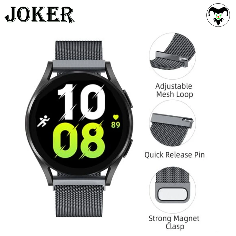 بند جوکر مدل Milanese مناسب برای ساعت هوشمند سامسونگ Galaxy Watch 6 Classic 43mm